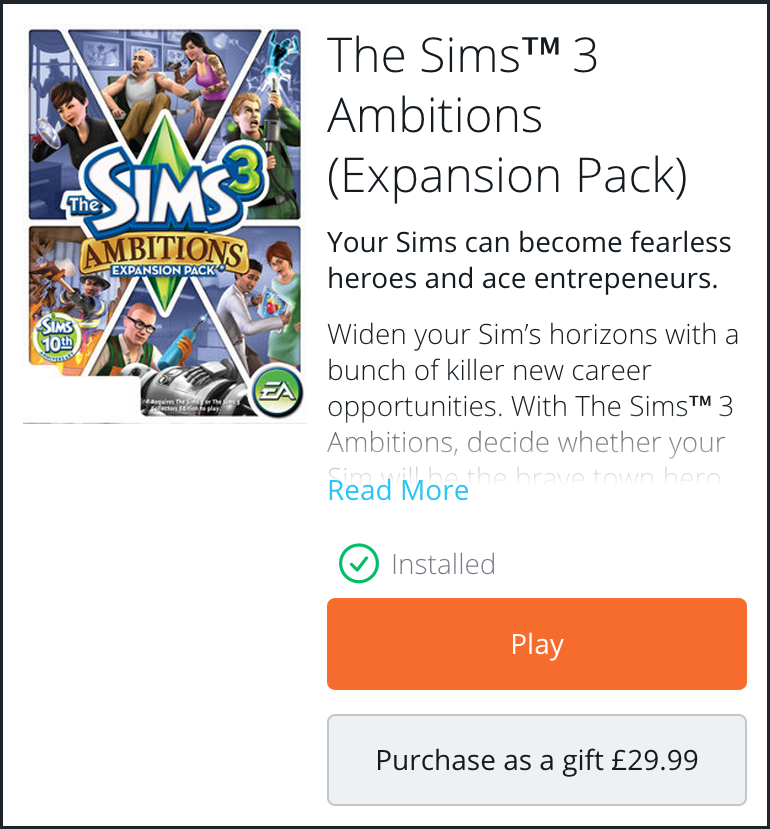 where can i buy the sims 3 for mac